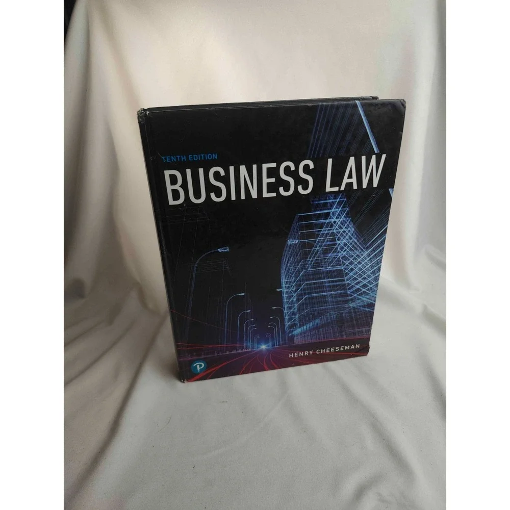Business Law 10th Edition by Henry Cheeseman Pearson Hardcover Textbook Academic